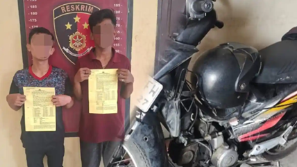 Teriakan “Maling” Warga Berbuah Penangkapan Dua Pelaku Curanmor di Tanjung Morawa