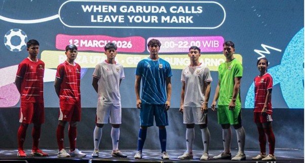 Kelme Luncurkan Jersey Baru Timnas Indonesia di GBK, Debut di FIFA Series 27 Maret