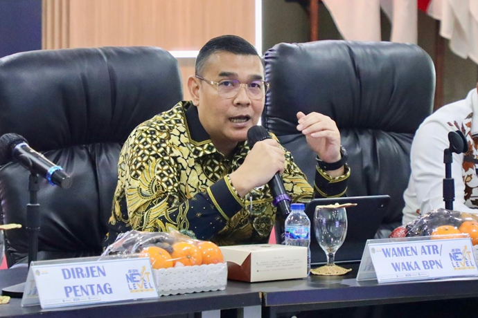 Wamen ATR/BPN Ossy Dermawan Kunjungi Kanwil BPN Sumut, Tegaskan Komitmen Pelayanan Publik