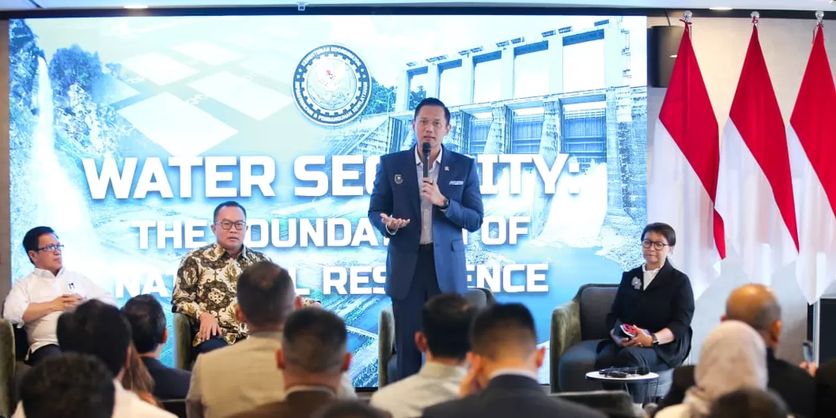 AHY: 74 Persen Air Nasional Terserap Pertanian, Ketahanan Air Kunci Swasembada Pangan