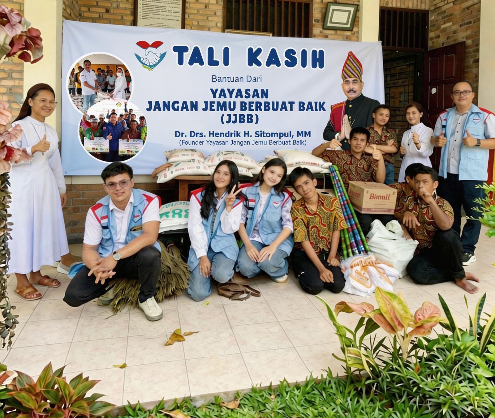 Melalui Program Tali Kasih, HS Bagikan Bantuan ke SLB C Karya Tulus di Deli Serdang