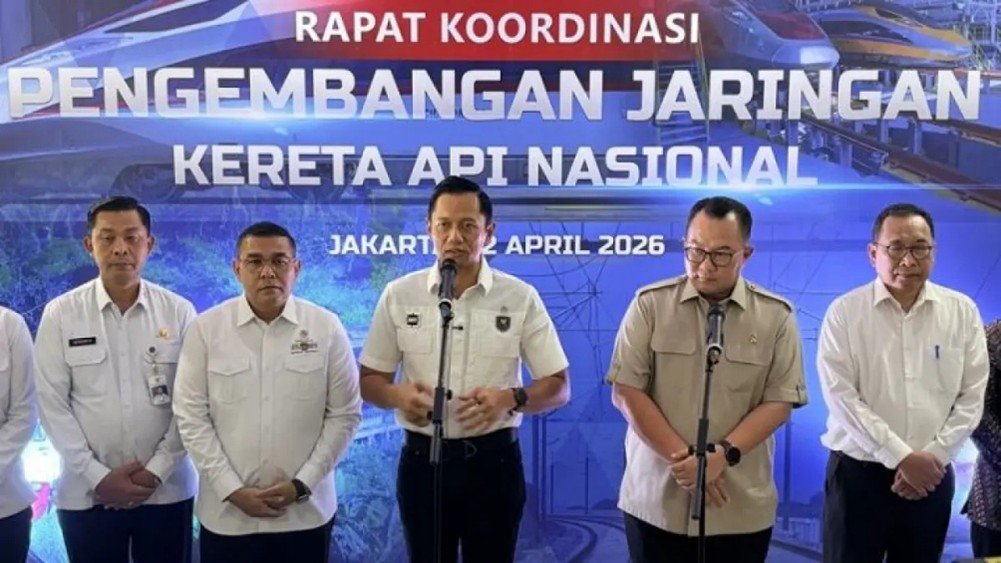 Menko Infrastruktur AHY Ungkap Rencana Pengembangan Kereta Api Trans Sumatera, Kalimantan, dan Sulawesi