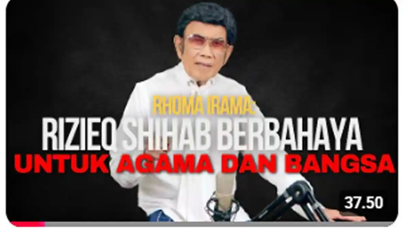 Rhoma Irama Sebut Habib Rizieq Berbahaya bagi Bangsa
