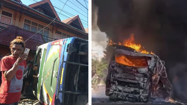 Bus ALS Tabrakan Dengan Truk Tangki BBM Tewaskan 16 Orang