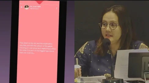 Status WhatsApp Diduga dari Juri LCC Empat Pilar MPR Indri Wahyuni Beredar